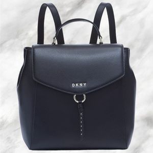 DKNY Lola Pebbled Leather Backpack